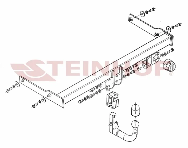Tilhengerfeste VW Passat B6 Variant 2005 - 2010 – bilde 7