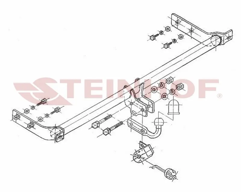Tilhengerfeste VW Passat Stasjonsvogn (B3) 04/1988 - 09/1993 – bilde 2