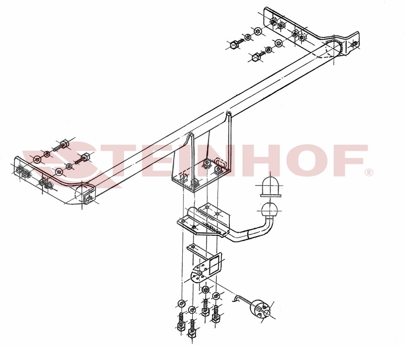 Tilhengerfeste VW Passat Stasjonsvogn (B4) 10/1993 - 09/1996 – bilde 2