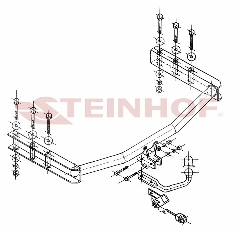 Tilhengerfeste VW Passat Stasjonsvogn (B5FL) / (3B) 11/2000 - 08/2005 – bilde 3
