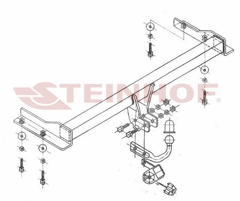 Tilhengerfeste VW Polo III Facelift 1999 - 2001 – bilde 3