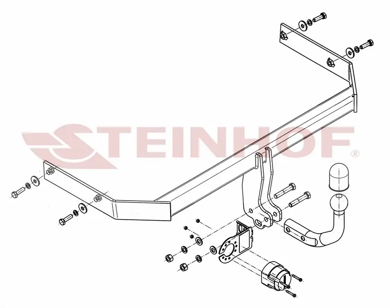Tilhengerfeste VW Polo V Facelift 2014 - 2017 – bilde 2