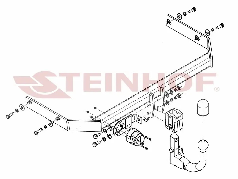 Tilhengerfeste VW Polo V Facelift 2014 - 2017 – bilde 6
