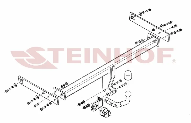 Tilhengerfeste VW Sharan II 2010 - 2022 – bilde 2