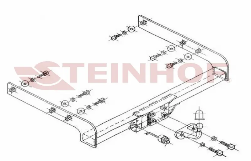 Tilhengerfeste VW T4 1990 - 2003 – bilde 3