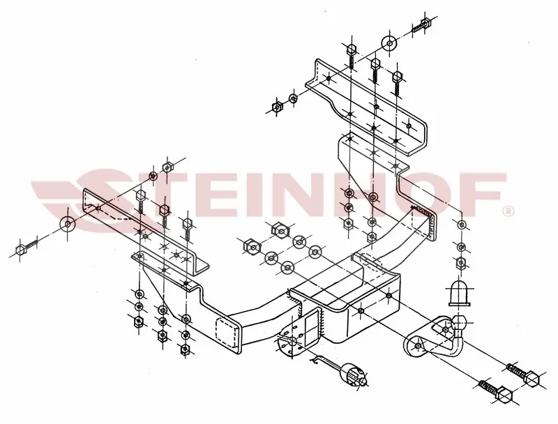 Tilhengerfeste VW T4 1996 - 2003 – bilde 3