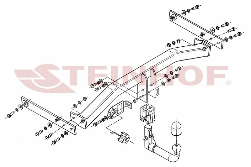 Tilhengerfeste VW Tiguan I 2007 - 2016 – bilde 7