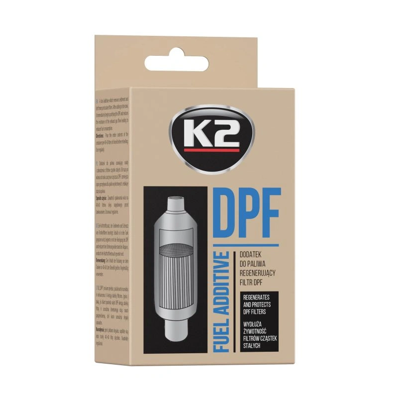 Tilsett dieselpartikkelfilterbeskyttelse K2 DPF Fuel Additive │ Effektivt tilsetningsstoff for rensing av DPF - 50 ml – bilde 2