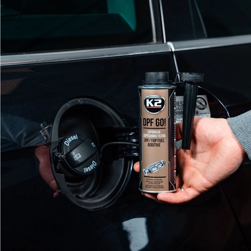 Tilsett dieselpartikkelfilterbeskyttelse K2 DPF GO! │ Fuel Additive Diesel DPF FAP Protector - 250ml – bilde 4