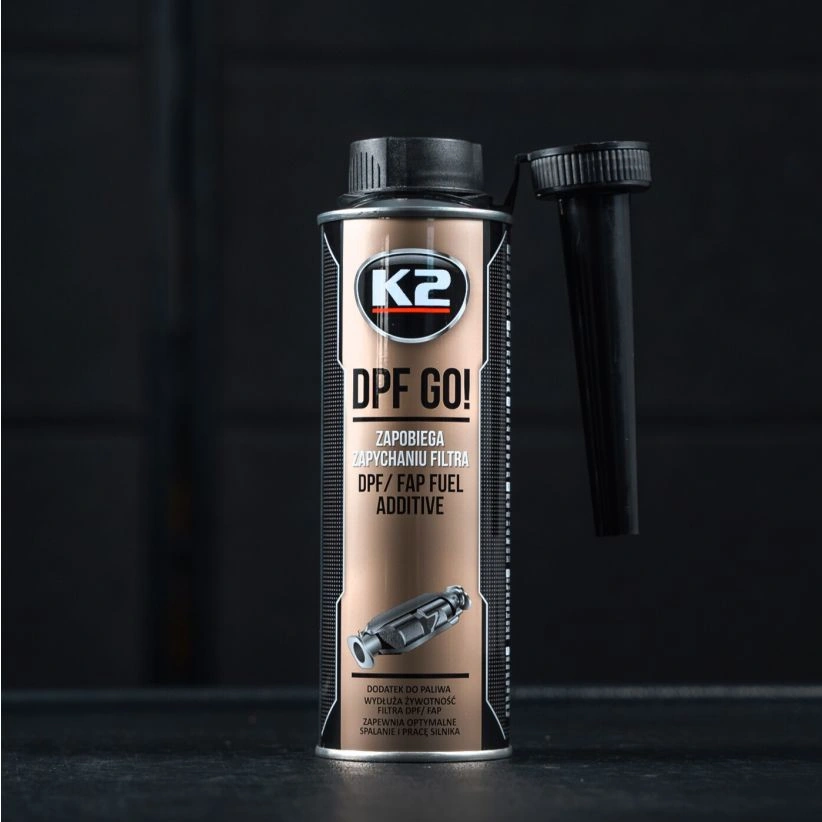 Tilsett dieselpartikkelfilterbeskyttelse K2 DPF GO! │ Fuel Additive Diesel DPF FAP Protector - 250ml – bilde 6