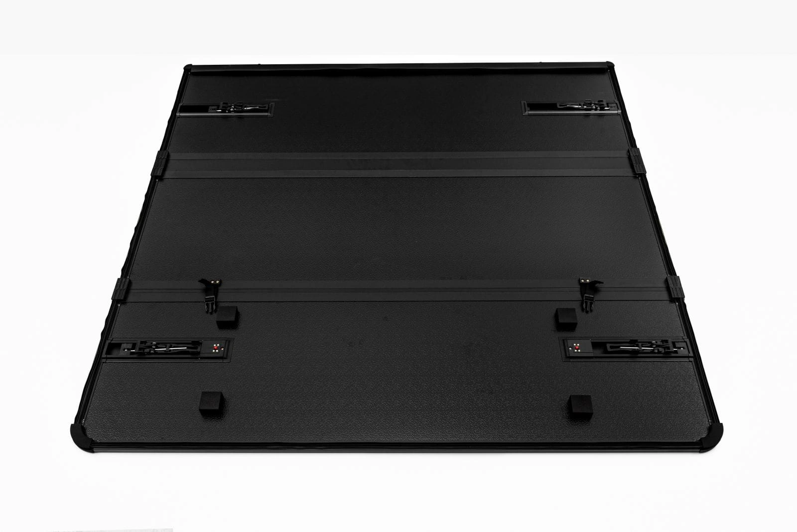 Toplokk Nissan Navara  IV 2015 - 2022 │ Double Cab Hardt tredelt lokk med LED  for lasteplanet - Cover Black – bilde 10