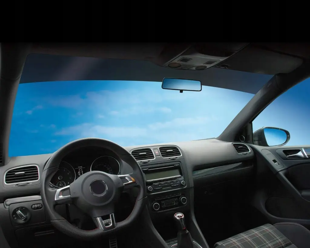 Topstripe Sunvisor Reflex Glare Strip | Solbeskyttelsesfilm for frontrute - Black – bilde 2