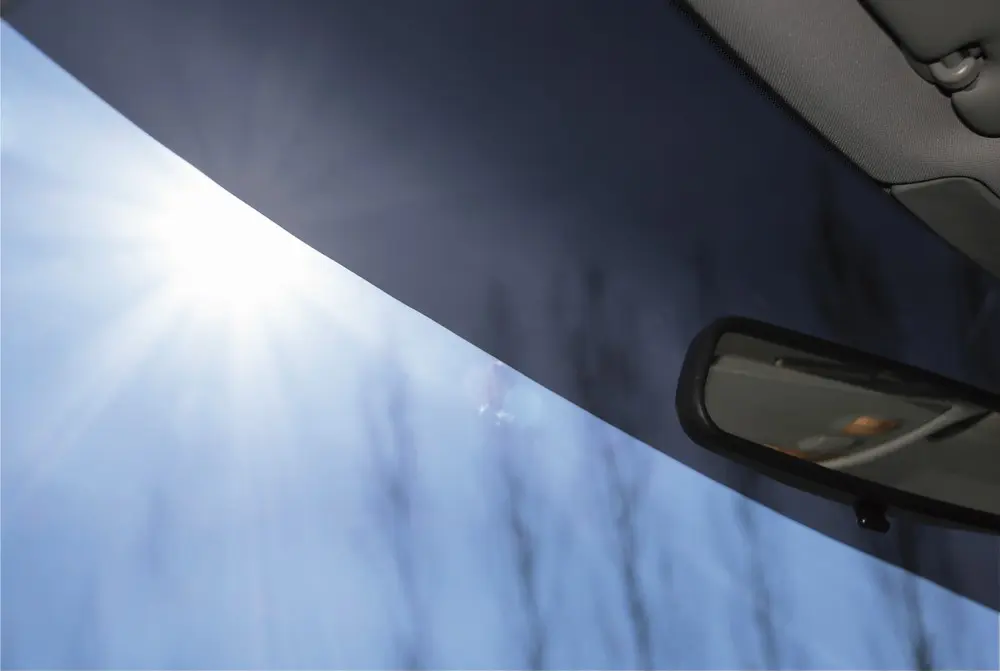 Topstripe Sunvisor Reflex Glare Strip | Solbeskyttelsesfilm for frontrute - Black – bilde 4