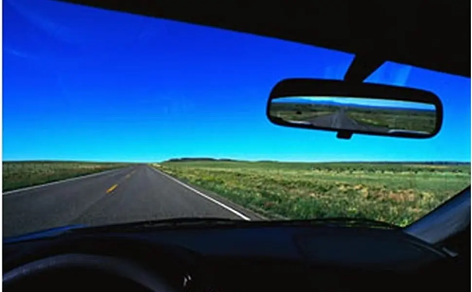 Topstripe Sunvisor Reflex Glare Strip | Solbeskyttelsesfilm for frontrute - Blue Image 2