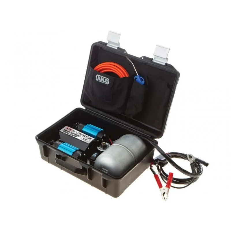 Tosylindret portabel High Output ARB 12 V kompressor med tank