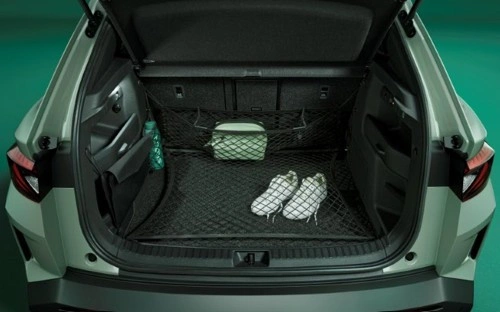 Transportnett Skoda Elroq │ Genuine® bagasjenett – 3-delt originalsett (sort)