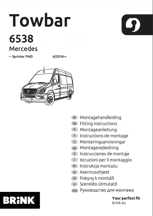 Trekkkrok tilhengerfeste Mercedes-Benz Sprinter III (W907) 2018-> – bilde 7