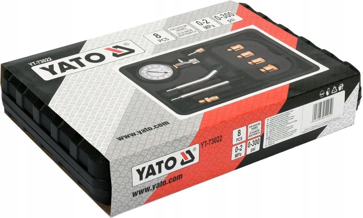 Trykktester drivstoff, bensin YATO – bilde 4