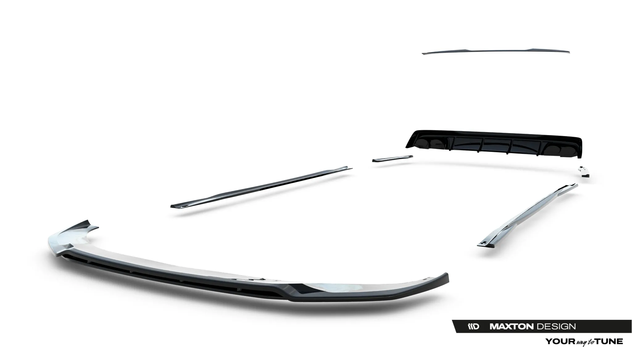 Tuningkit Audi A6 C8 S-Line 2018 - 2025 / S6 (C8) 2019 - 2025 | Glossy Black Edition – bilde 24