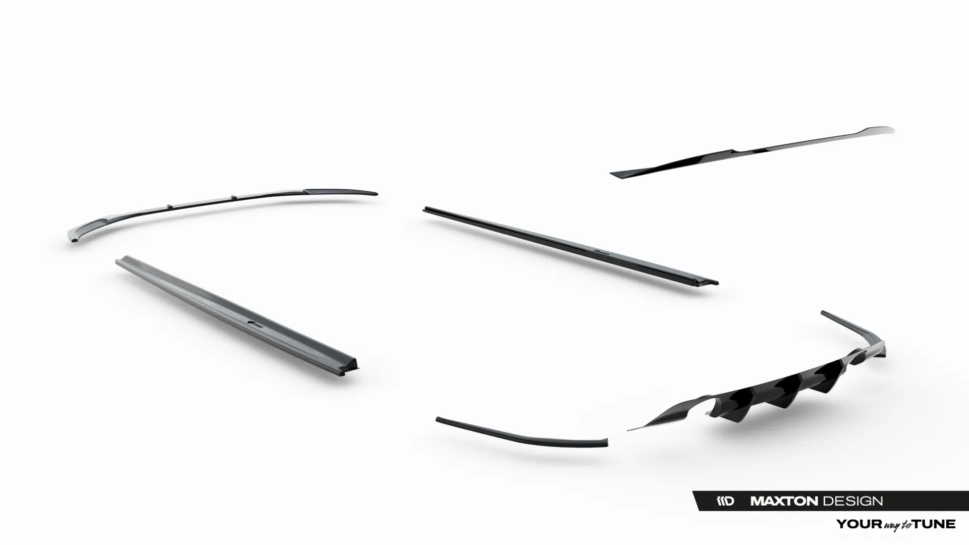 Tuningkit Jaguar XE R-Dynamic (X760) Facelift 2019 - 2024 | Glossy Black Edition – bilde 17