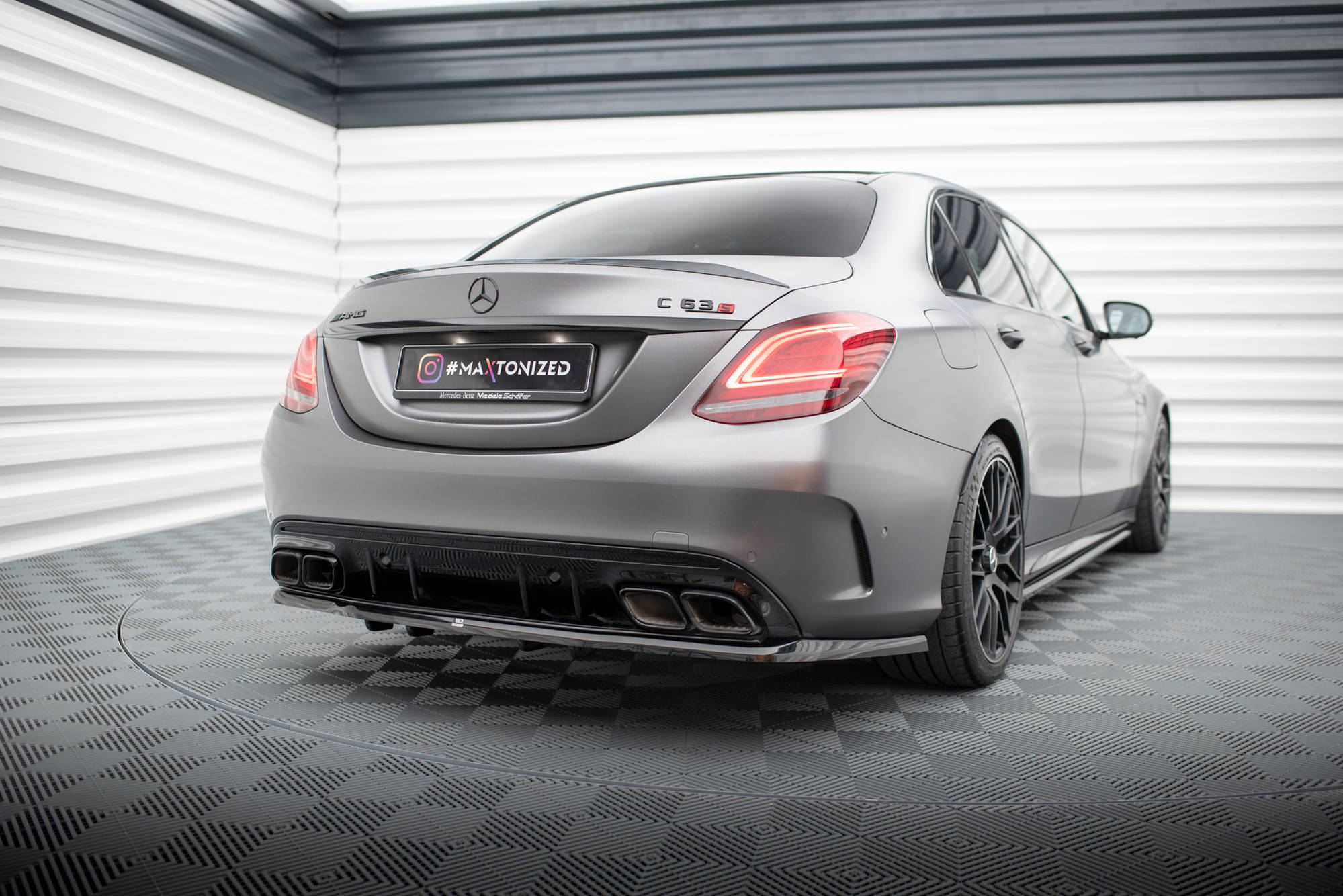 Tuningkit Mercedes-AMG C63 (W205) Facelift 2018 - 2021 | Sport Eksteriør Styling-sett Image 7