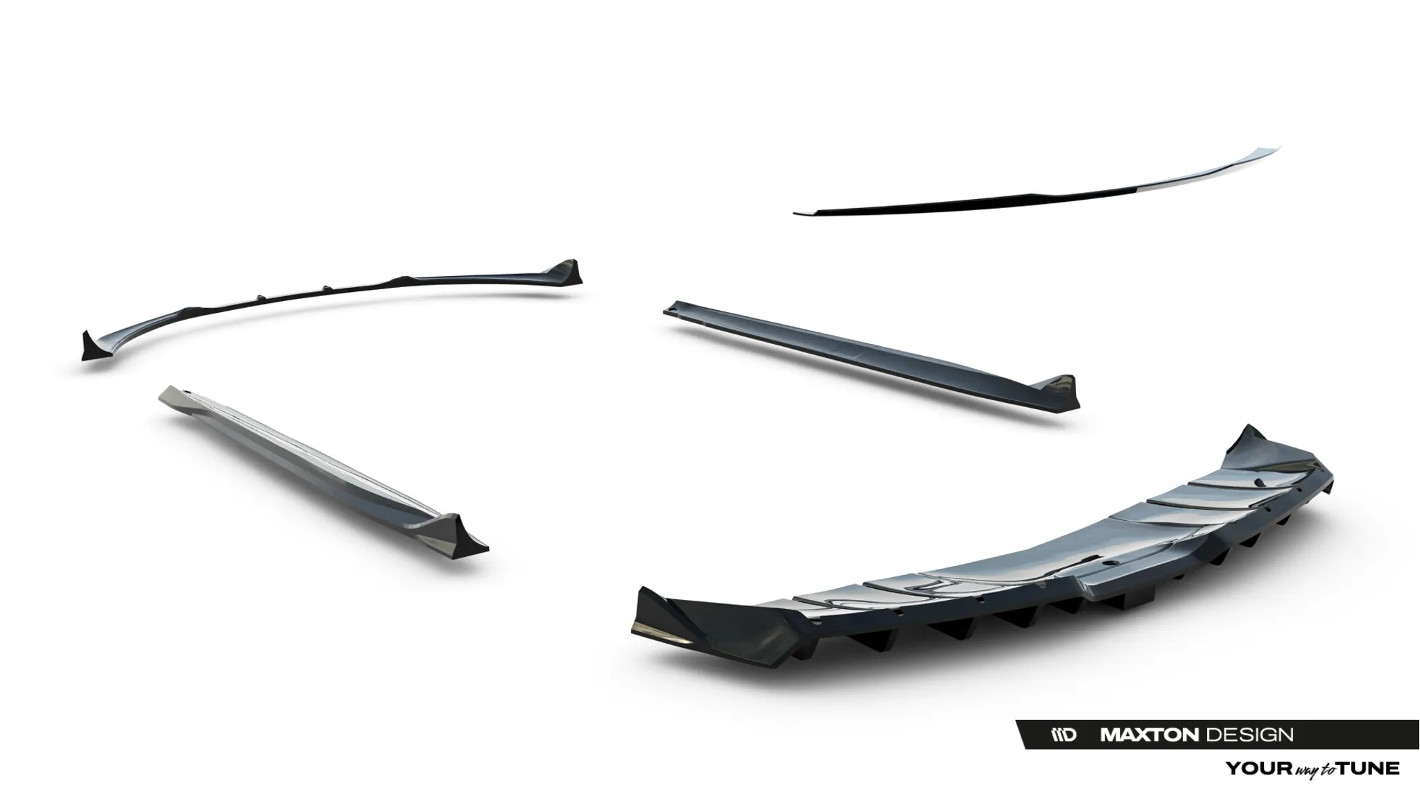 Tuningkit Mercedes-Benz AMG GT (C190) 2014-2023 | Glossy Black Edition – bilde 2