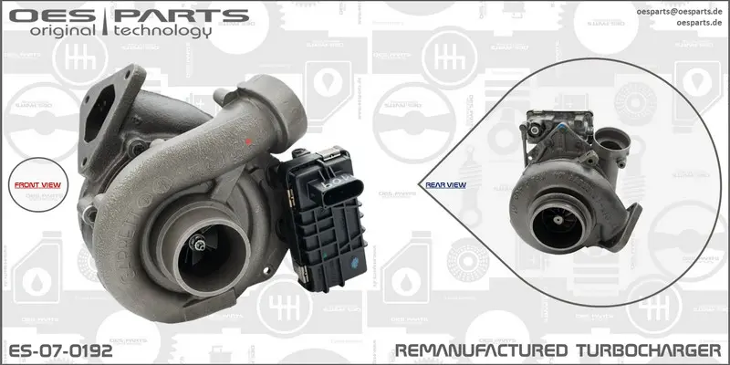 Turbolader Mercedes-Benz E (W211) / S (W220) 280 CDI / 320 CDI │ OES Parts Turbo Exhaust Turbocharger Image 1