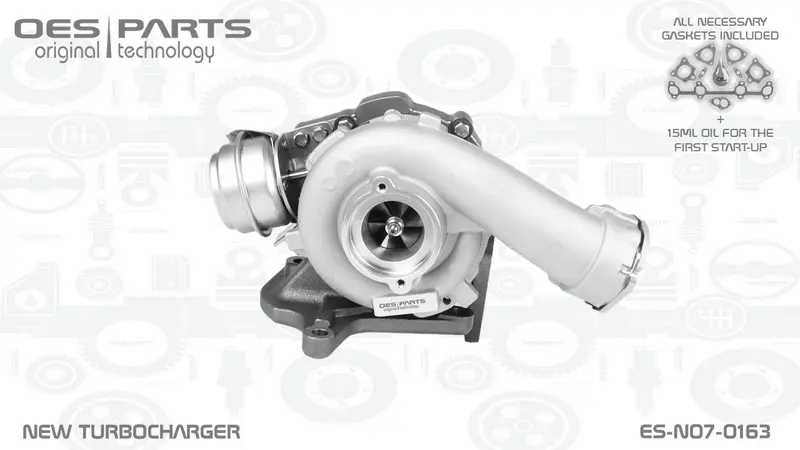Turbolader VW T5 2.5 TDI AXD-BNZ │ OES Parts Turbo Exhaust Turbocharger Image 1