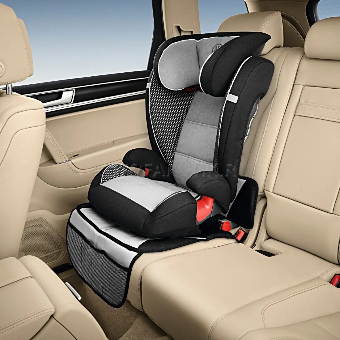 Underlag for barnesete VW │ Beskyttelsesmatte til baksete Packing under child seat – bilde 5