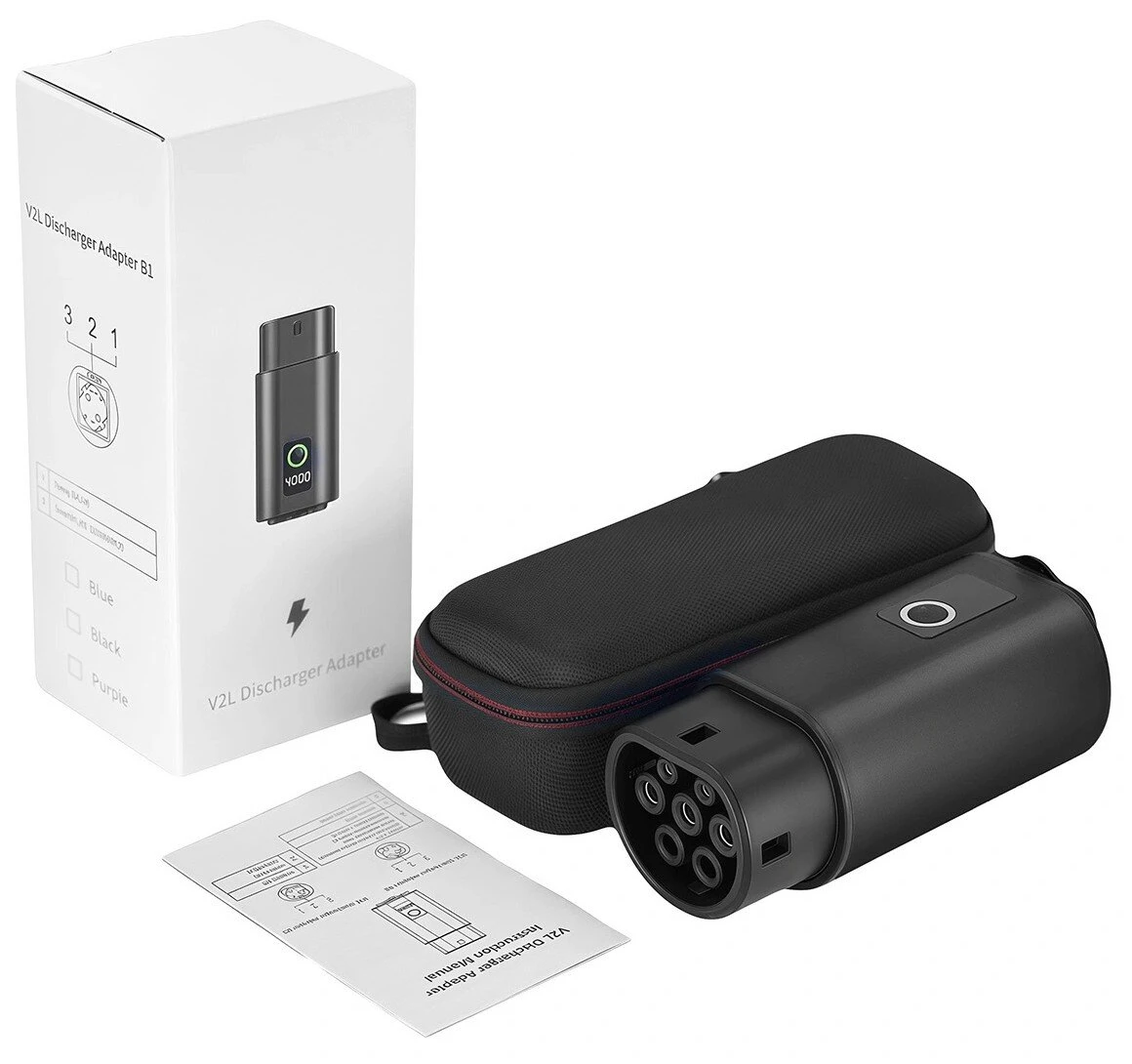 V2L-adapter – Mercedes-Benz - Smart  - Kia - Hyundai - Renault │ Vehicle-to-Load 230V - 3,5 kW (Type 2 til Schuko) – bilde 7