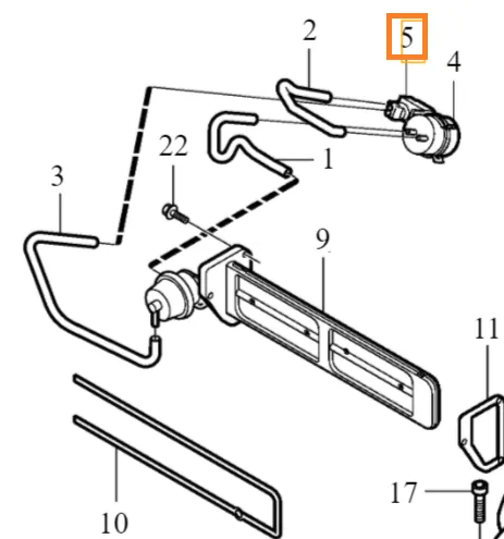 Vakuumventil Volvo Genuine® S80 XC90 2005-2011 │ 4.4 V8 B8444S