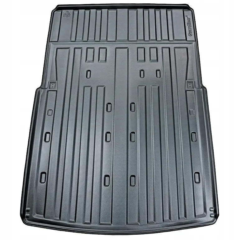 Vareromsmatte / Lasteromsmatte VW Caddy V 2020-> │ SWB (kort) - Vareromsinnlegg plast - Black – bilde 11