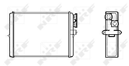Varmeapparat register Volvo │ NRF Radiator Interior Heat Exchanger – bilde 3