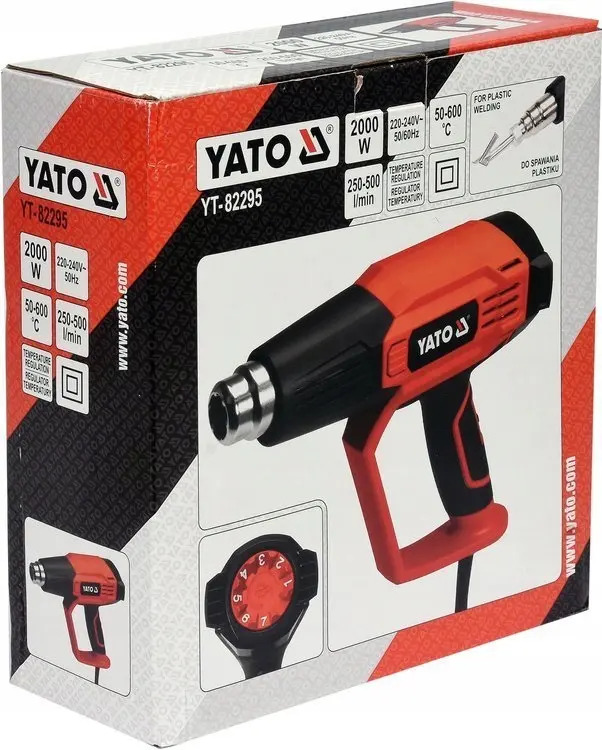 Varmluftpistol YATO 2000W – bilde 6