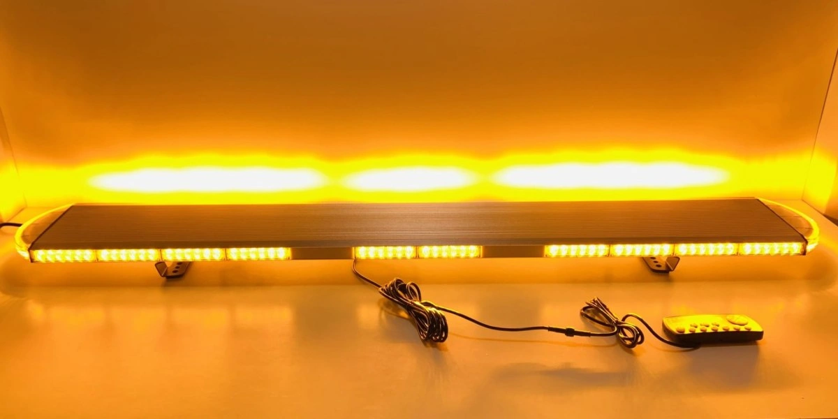 Varselbjelke LED Slim med kontroller 9–32V - 145 cm Image 10