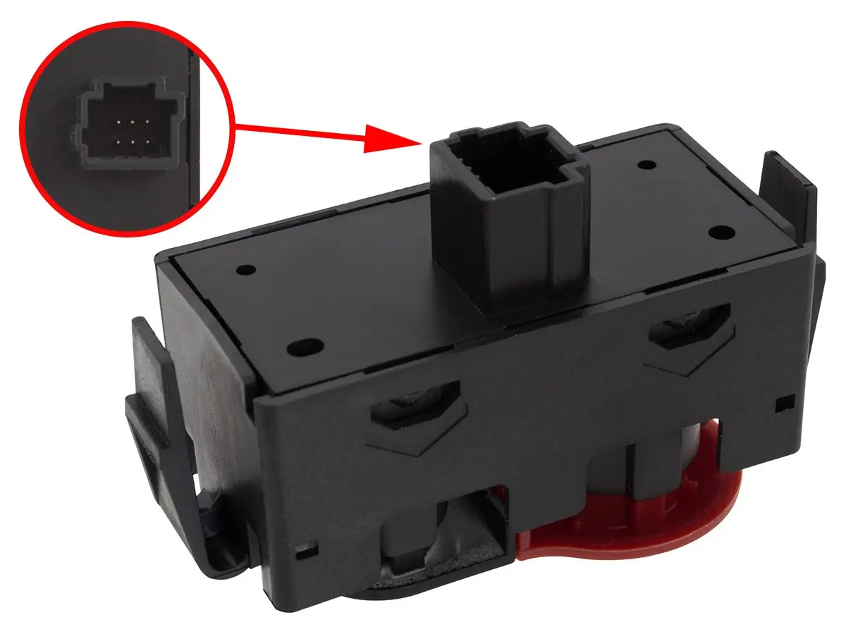Varselblinklysbryter Renault Clio III Kangoo III Modus 2004-2008  – bilde 2