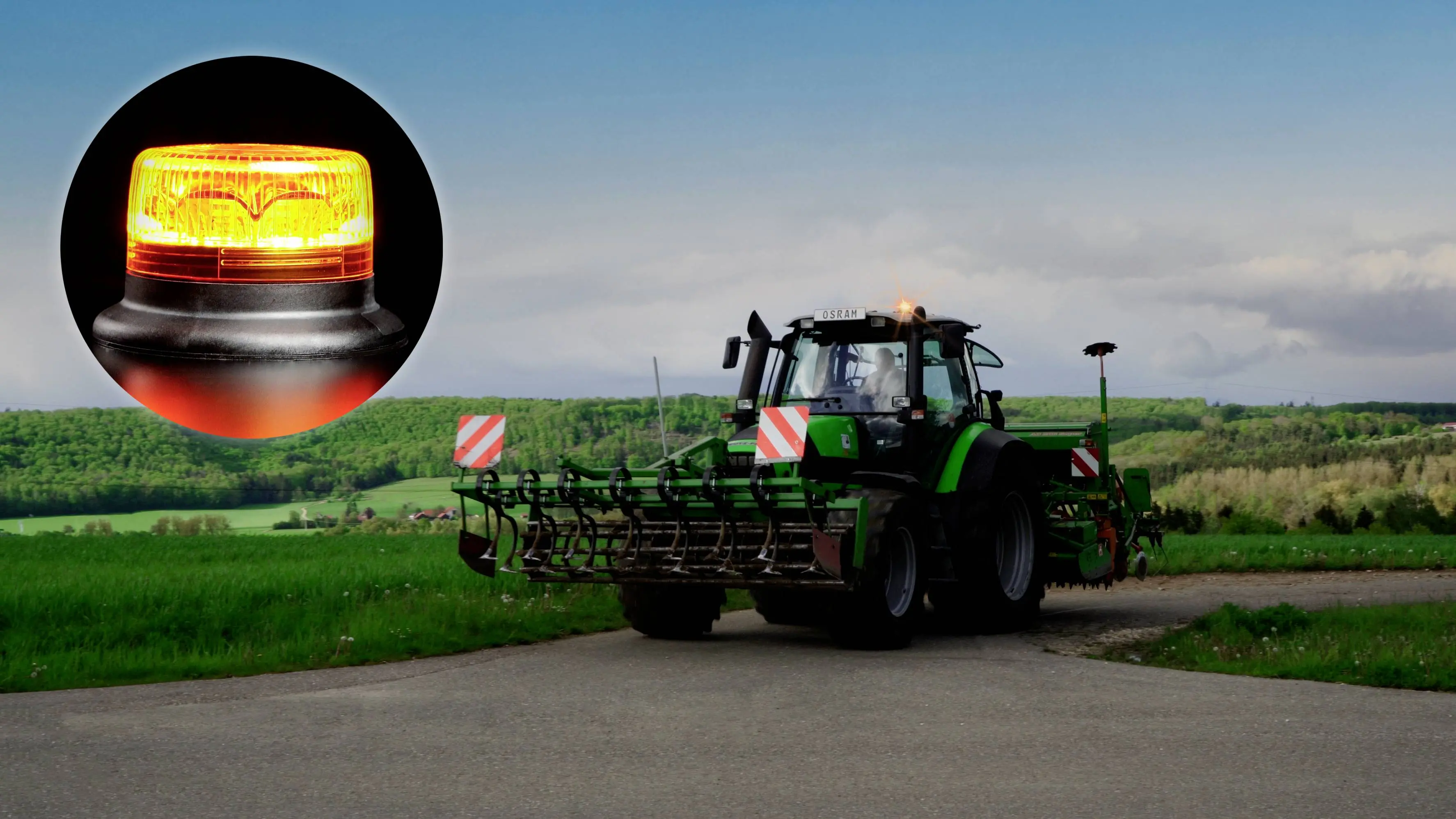 Varsellys rotorlys LED Osram Lightsignal Beacon Light Image 15