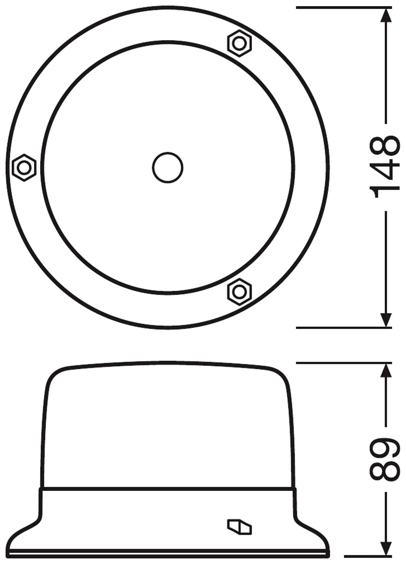 Varsellys rotorlys LED Osram Lightsignal Beacon Light Image 9
