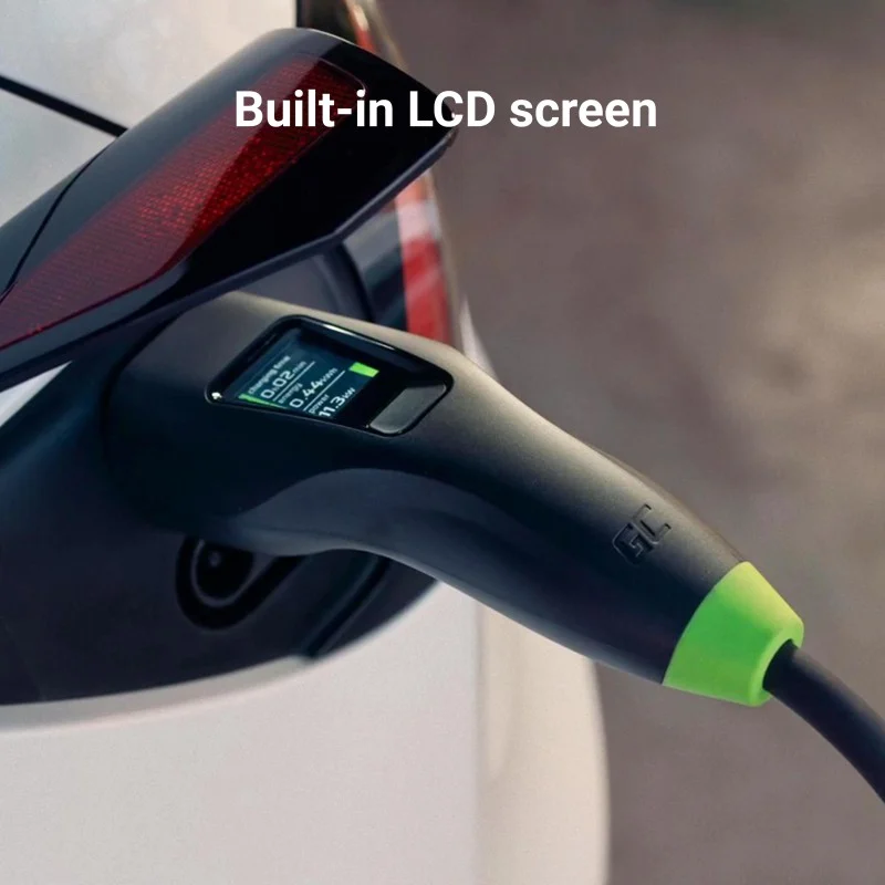 Vegglader Elbillader mobil Green Cell Habu EV 11 kW 7 m Type 2 CEE til lading av elbiler og plug-in-hybrider med veggmontert og mobil funksjon samt GC-app – bilde 5
