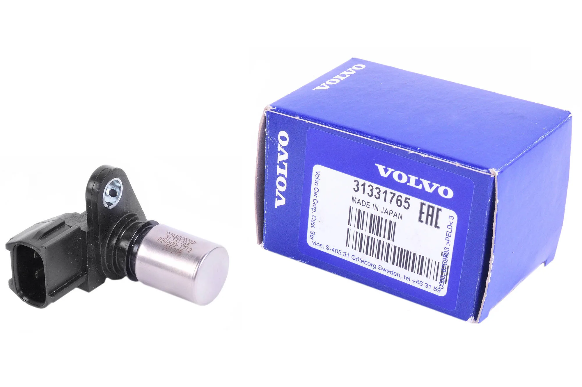 Veivakselsensor Volvo Genuine® C30 C70 S40 S60 S80 V50 V60 V70 XC60 XC70 XC90 │ bensin/diesel