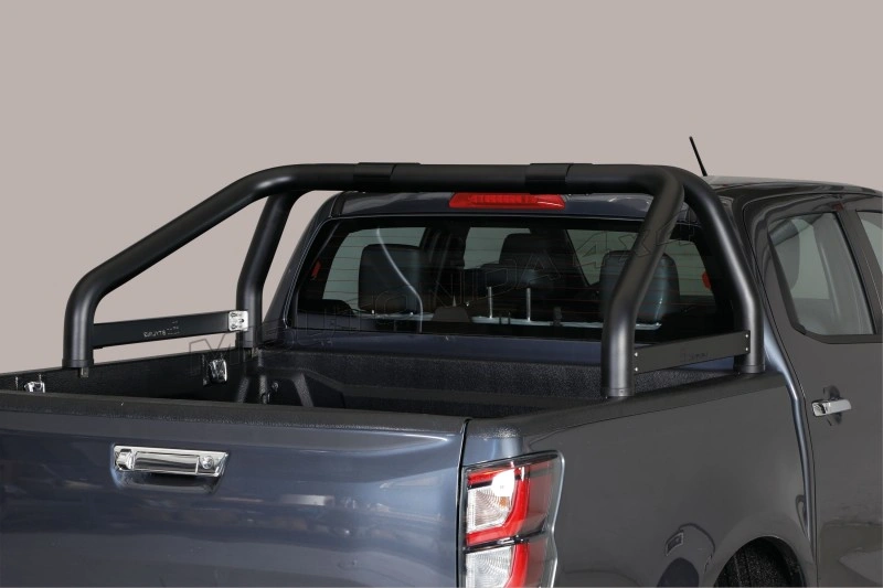 Veltebøyle Isuzu D-Max III 2019 -> / D-max III 2024 -> │ D-Ø76  Black (med sidepanel)