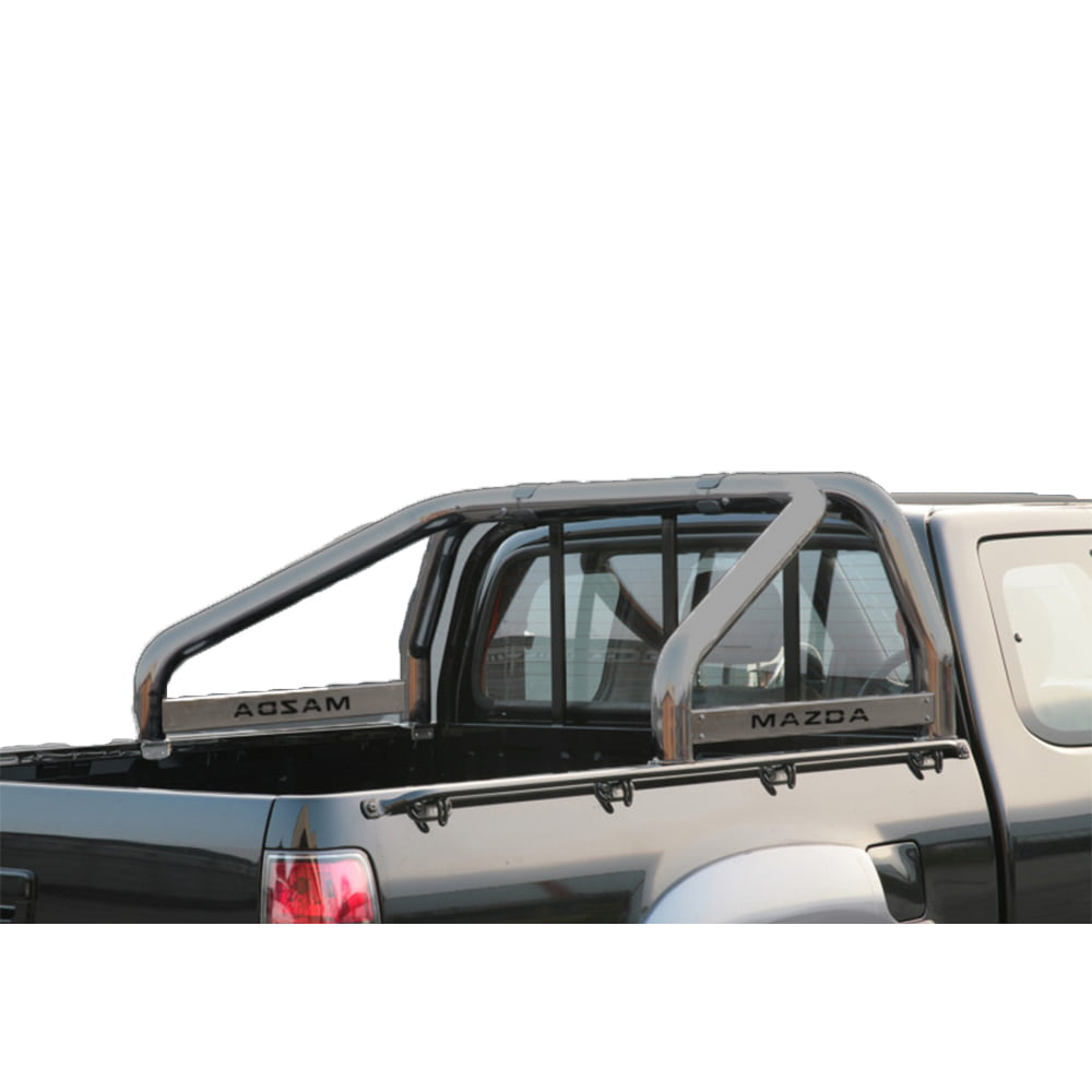 Veltebøyle Mazda B2500  Pick Up 2002-2006 │ Double Cab D-Ø76 Black (med sidepanel)