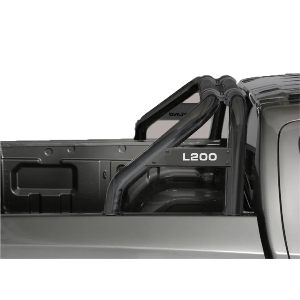 Veltebøyle Mitsubishi L200 2015 - 2019 │ Club Cab D-Ø76 Black (med sidepanel)