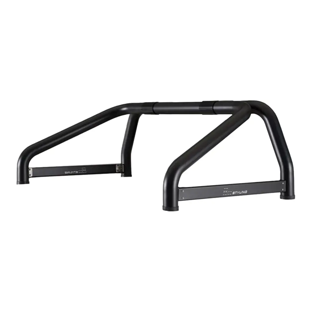 Veltebøyle Toyota Hilux VI 1997 - 2005 │ Xtracab / Double Cab D-Ø76 Black (med sidepanel) – bilde 2