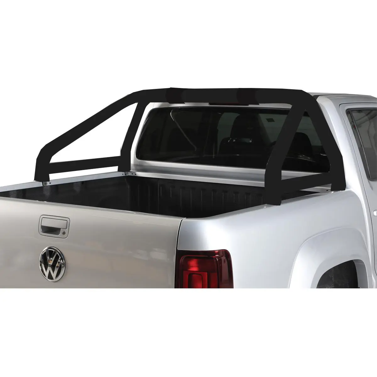 Veltebøyle VW Amarok I 2009 - 2020 │ D - Ø76 Black (med sidepanel) Image 1