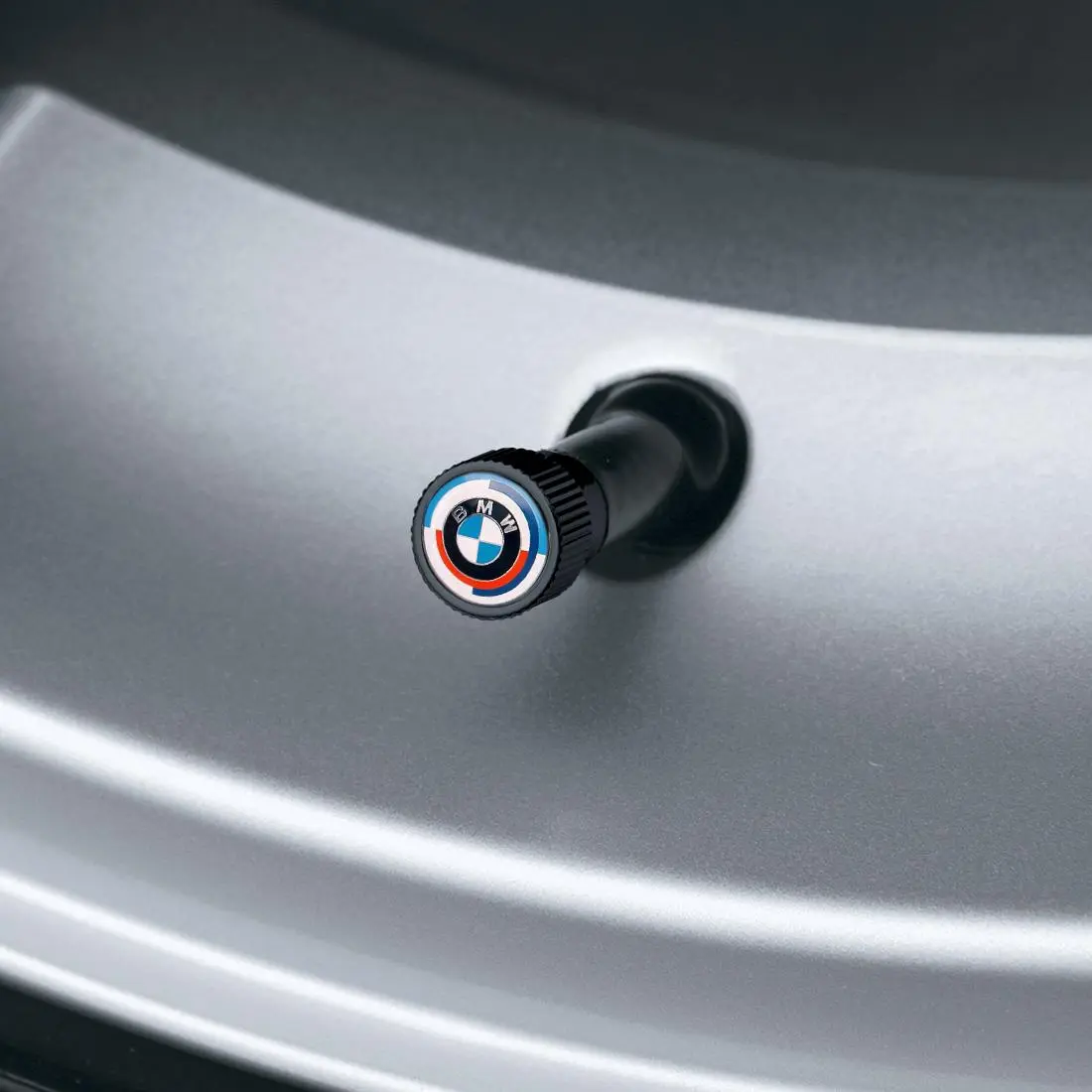 Ventilhetter BMW 50 Years Anniversary M Valve Stem Caps - sett 4 stk.