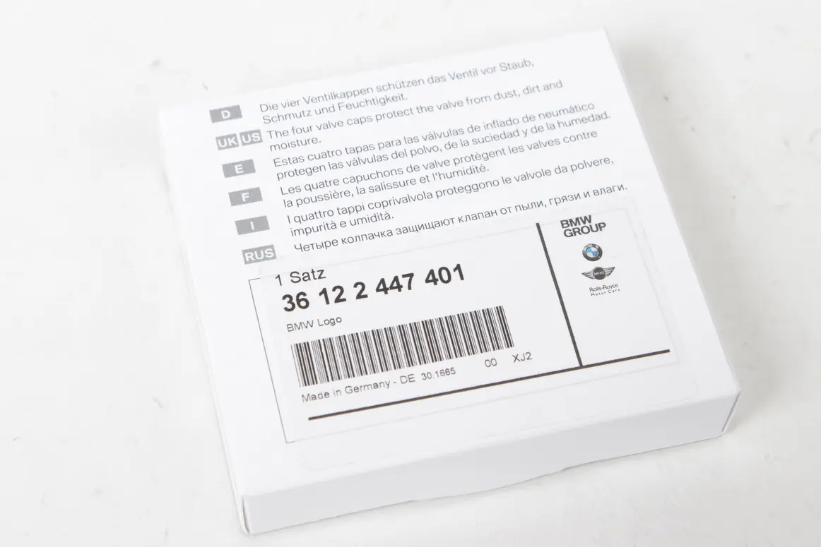 Ventilhetter BMW Silver Edition │ Genuine® Aluminium Protect TPMS Tyre Valve Caps - 4 stk. – bilde 7