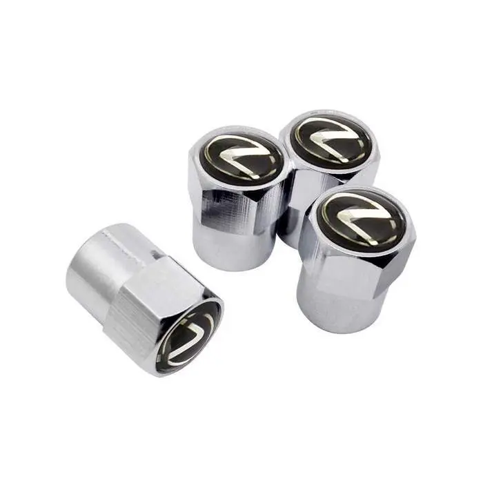 Ventilhetter med logo Lexus Silver Edition - 4 stk.