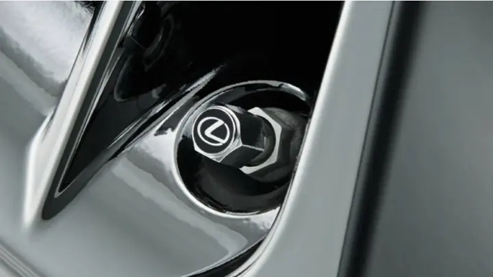 Ventilhetter med logo Lexus Silver Edition - 4 stk. – bilde 4
