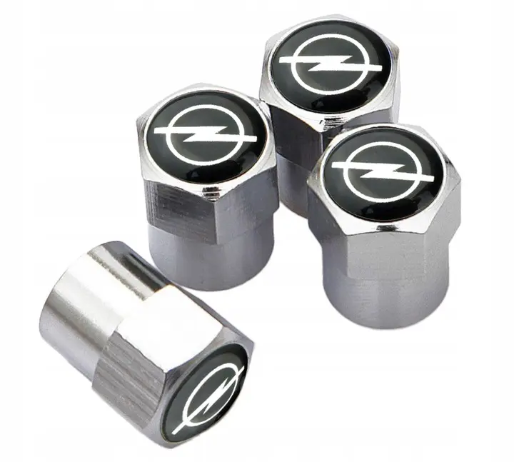 Ventilhetter med logo Opel Black Edition - 4 stk. – bilde 2